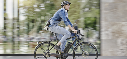 personne à vélo